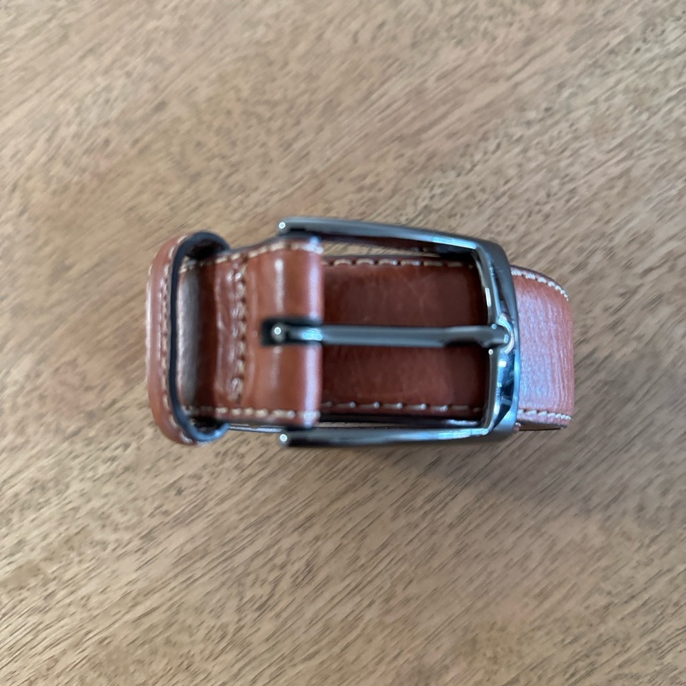 Brown leather belt, Men’s size 40